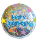 Шар круг Happy Birthday 19 дюймов (48 см)