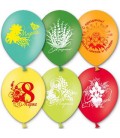 Шарик 8 Марта 12 дюймов (30 см)