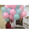 Облако из 30 шаров Батэрфлай Пастель ассорти